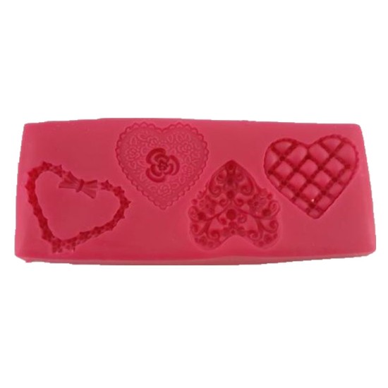 Kalpler 4lü Silikon Kalıp - 32279 - Cesil